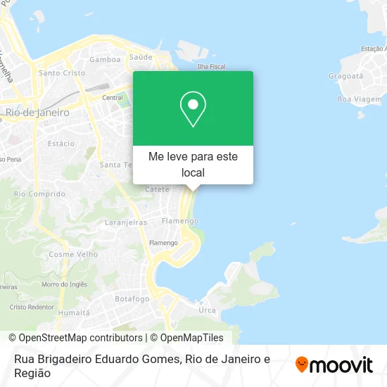 Rua Brigadeiro Eduardo Gomes mapa