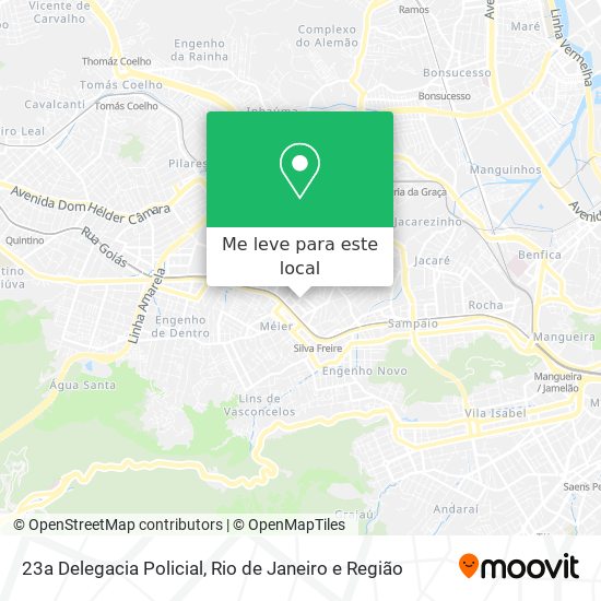 23a Delegacia Policial mapa