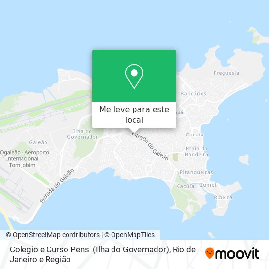 Colégio e Curso Pensi (Ilha do Governador) mapa