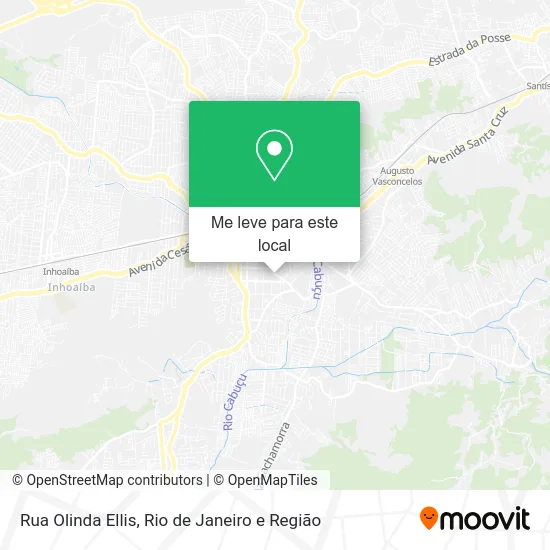 Rua Olinda Ellis mapa