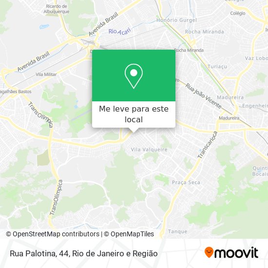 Rua Palotina, 44 mapa