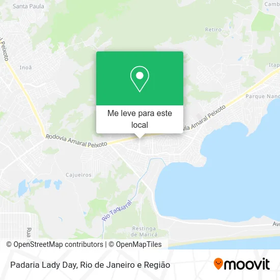 Padaria Lady Day mapa