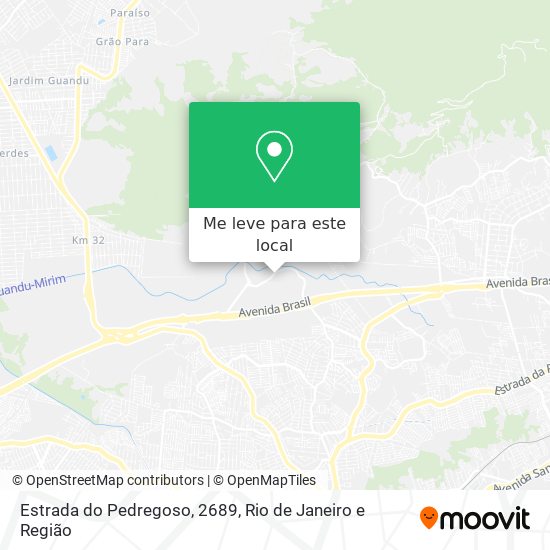 Estrada do Pedregoso, 2689 mapa