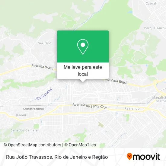Rua João Travassos mapa