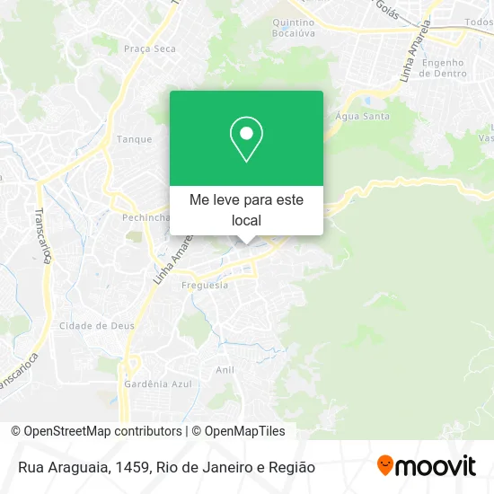 Rua Araguaia, 1459 mapa