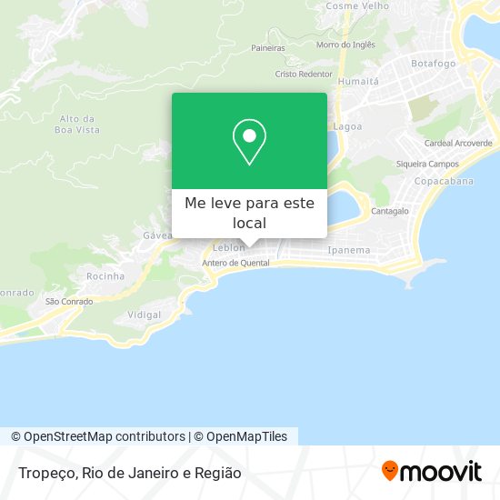 Tropeço mapa