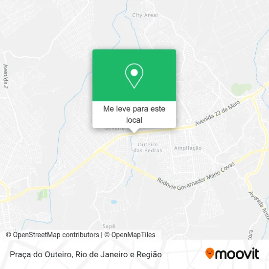 Praça do Outeiro mapa