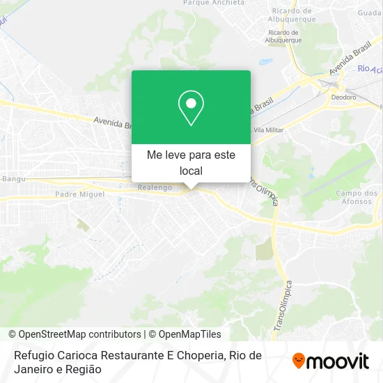 Refugio Carioca Restaurante E Choperia mapa