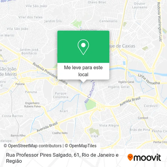 Rua Professor Pires Salgado, 61 mapa