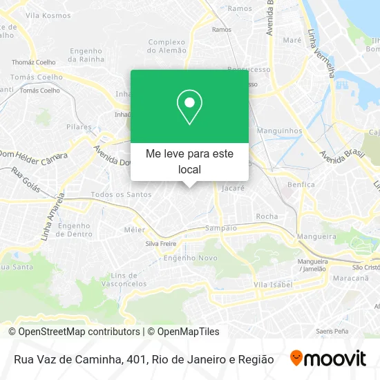 Rua Vaz de Caminha, 401 mapa