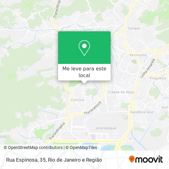 Rua Espinosa, 35 mapa