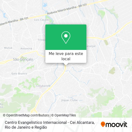 Centro Evangelístico Internacional - Cei Alcantara mapa