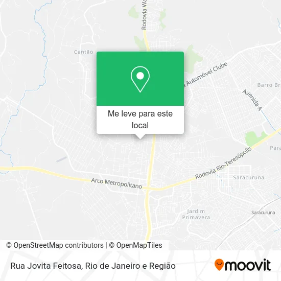 Rua Jovita Feitosa mapa