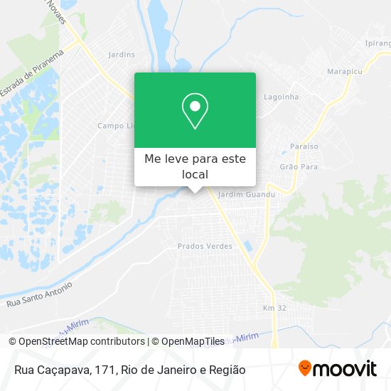 Rua Caçapava, 171 mapa