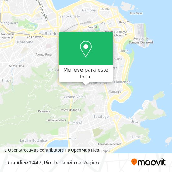 Rua Alice 1447 mapa