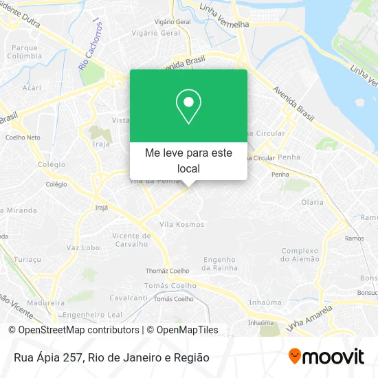 Rua Ápia 257 mapa