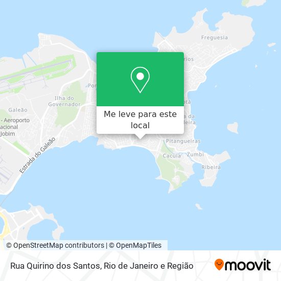 Rua Quirino dos Santos mapa