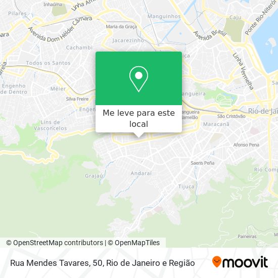 Rua Mendes Tavares, 50 mapa