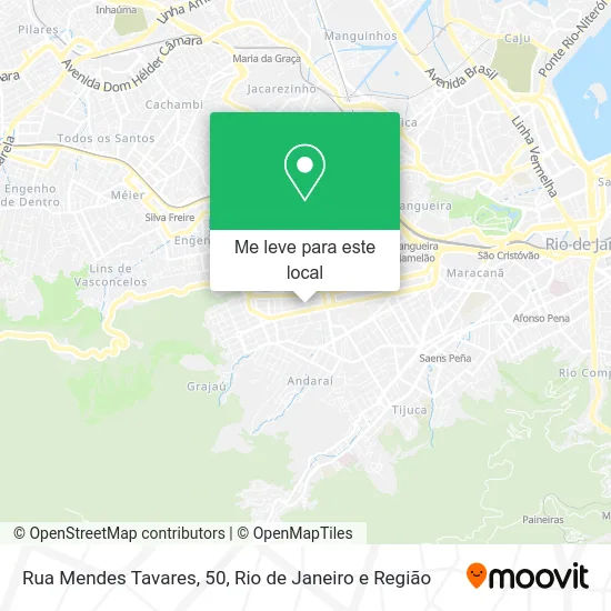 Rua Mendes Tavares, 50 mapa