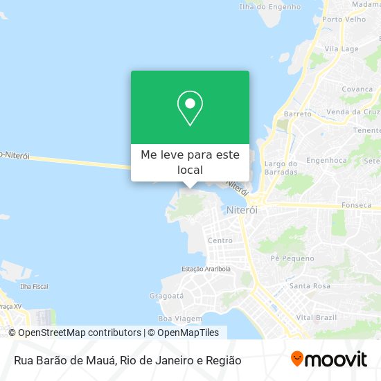 Rua Barão de Mauá mapa