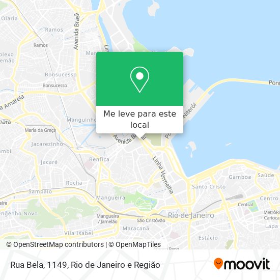 Rua Bela, 1149 mapa