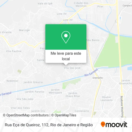 Rua Eça de Queiroz, 112 mapa