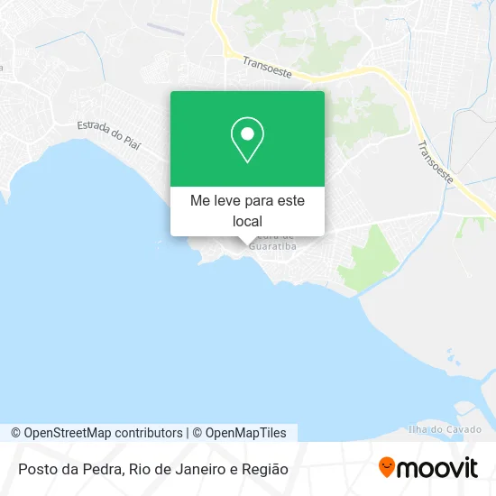 Posto da Pedra mapa