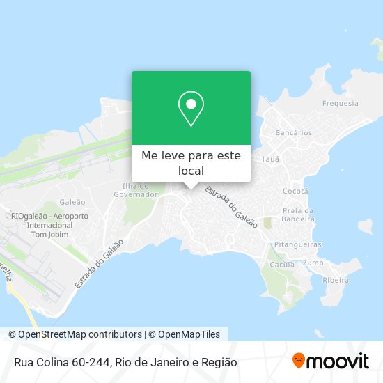 Rua Colina 60-244 mapa