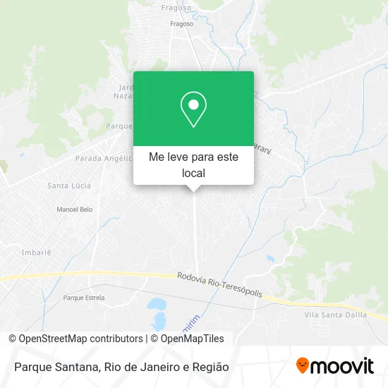 Parque Santana mapa