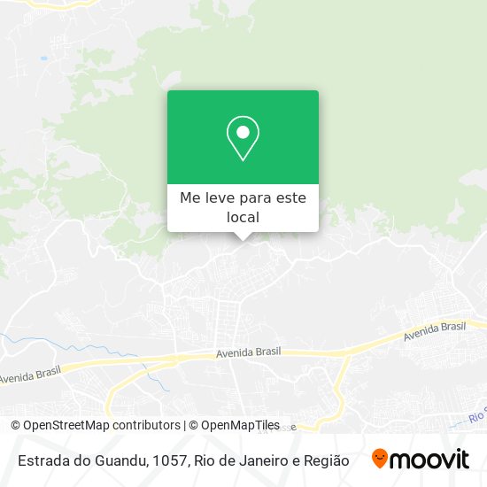 Estrada do Guandu, 1057 mapa