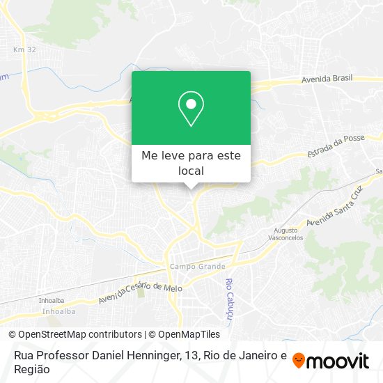 Rua Professor Daniel Henninger, 13 mapa