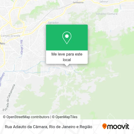 Rua Adauto da Câmara mapa