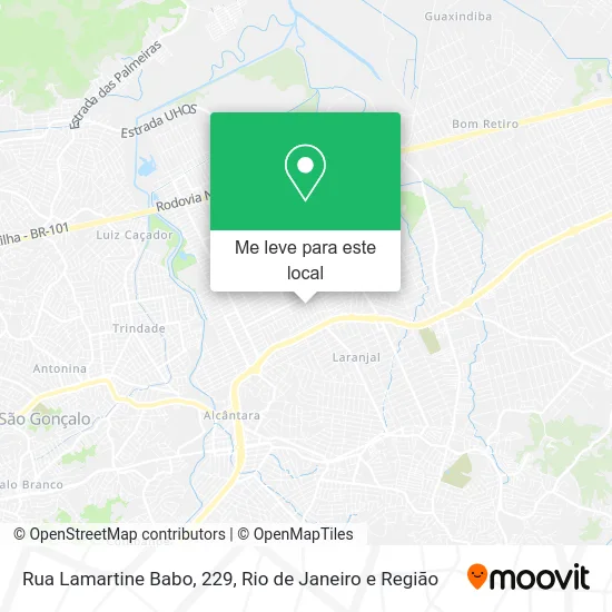 Rua Lamartine Babo, 229 mapa
