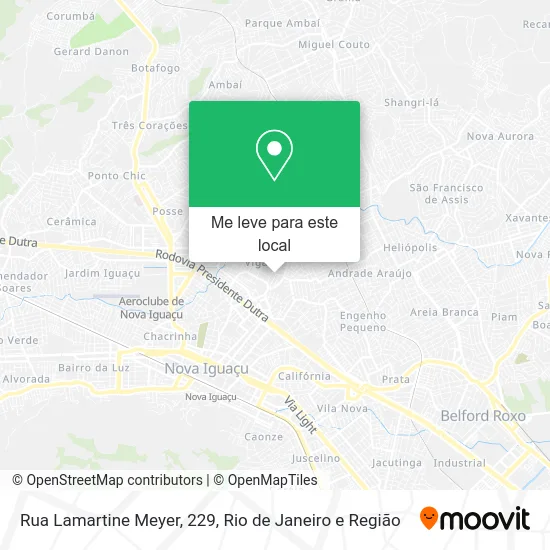 Rua Lamartine Meyer, 229 mapa
