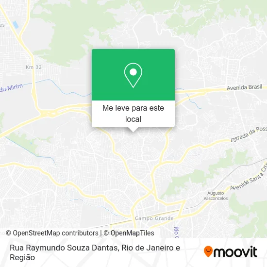 Rua Raymundo Souza Dantas mapa