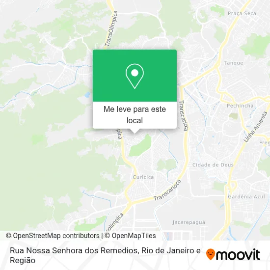 Rua Nossa Senhora dos Remedios mapa