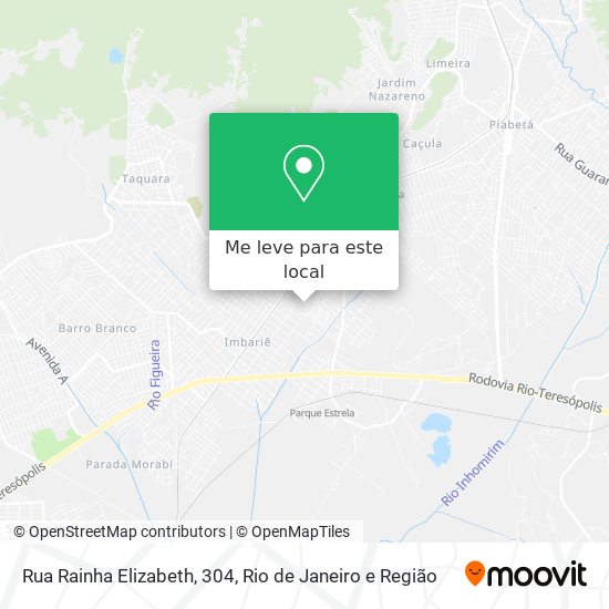 Rua Rainha Elizabeth, 304 mapa