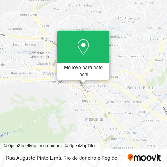 Rua Augusto Pinto Lima mapa