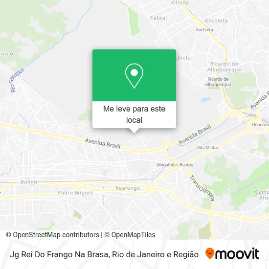 Jg Rei Do Frango Na Brasa mapa