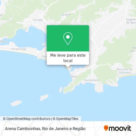 Arena Camboinhas mapa
