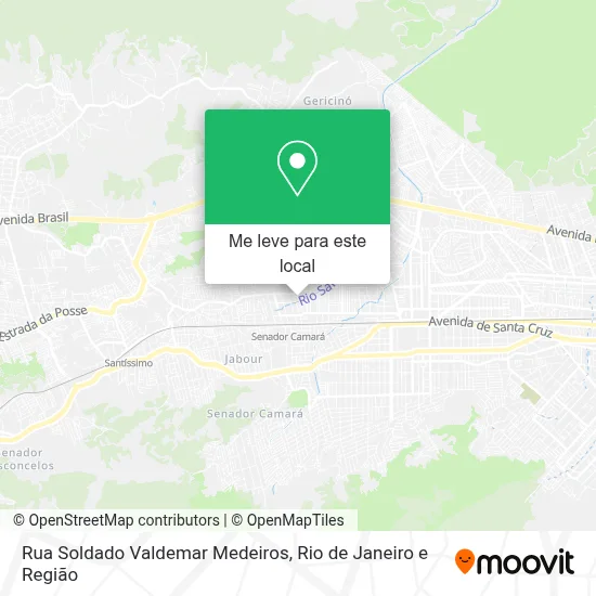 Rua Soldado Valdemar Medeiros mapa