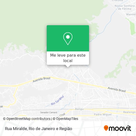 Rua Miralde mapa