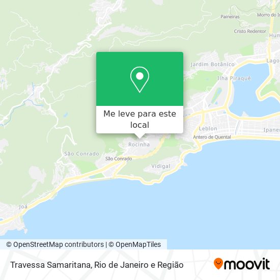 Travessa Samaritana mapa