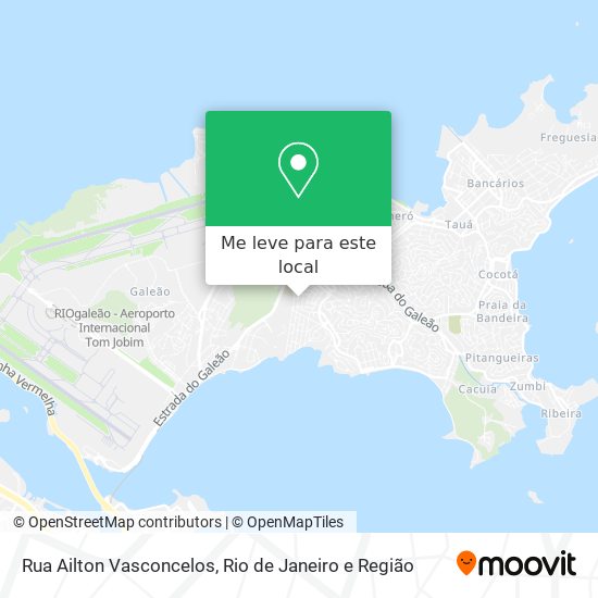 Rua Ailton Vasconcelos mapa