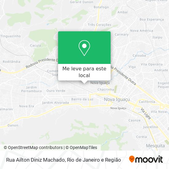 Rua Ailton Diniz Machado mapa