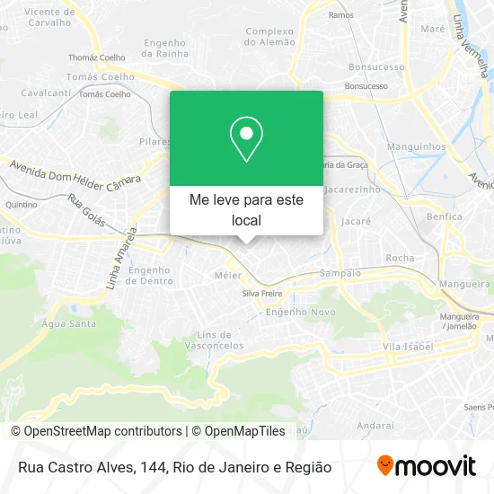 Rua Castro Alves, 144 mapa