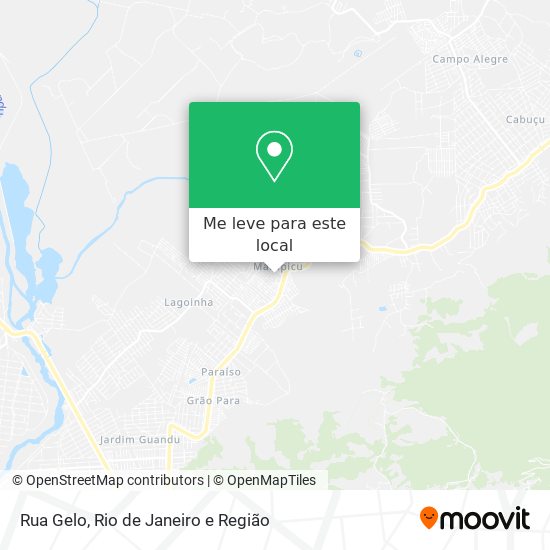 Rua Gelo mapa