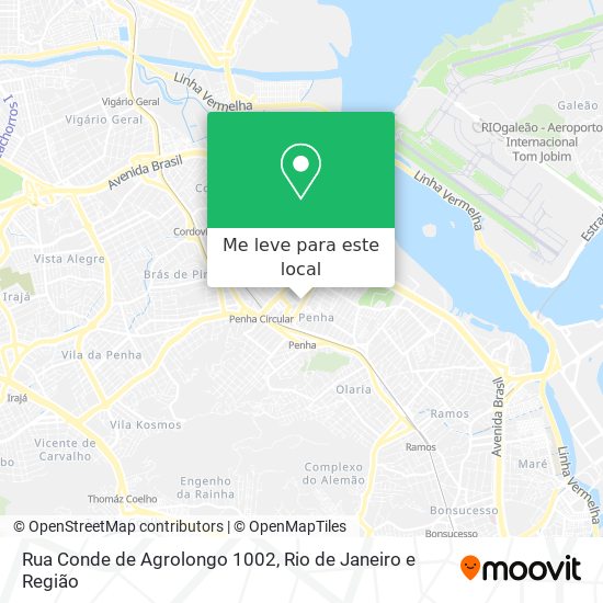 Rua Conde de Agrolongo 1002 mapa