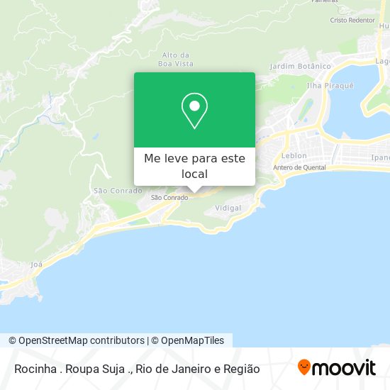 Rocinha . Roupa Suja . mapa