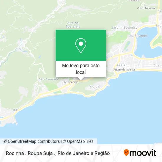 Rocinha . Roupa Suja . mapa